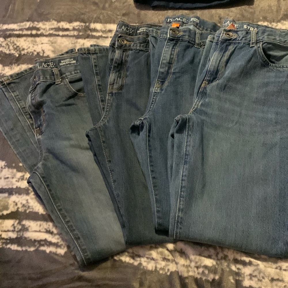 Lot** (4) Used Boys Children’s Place Size 16 Jeans